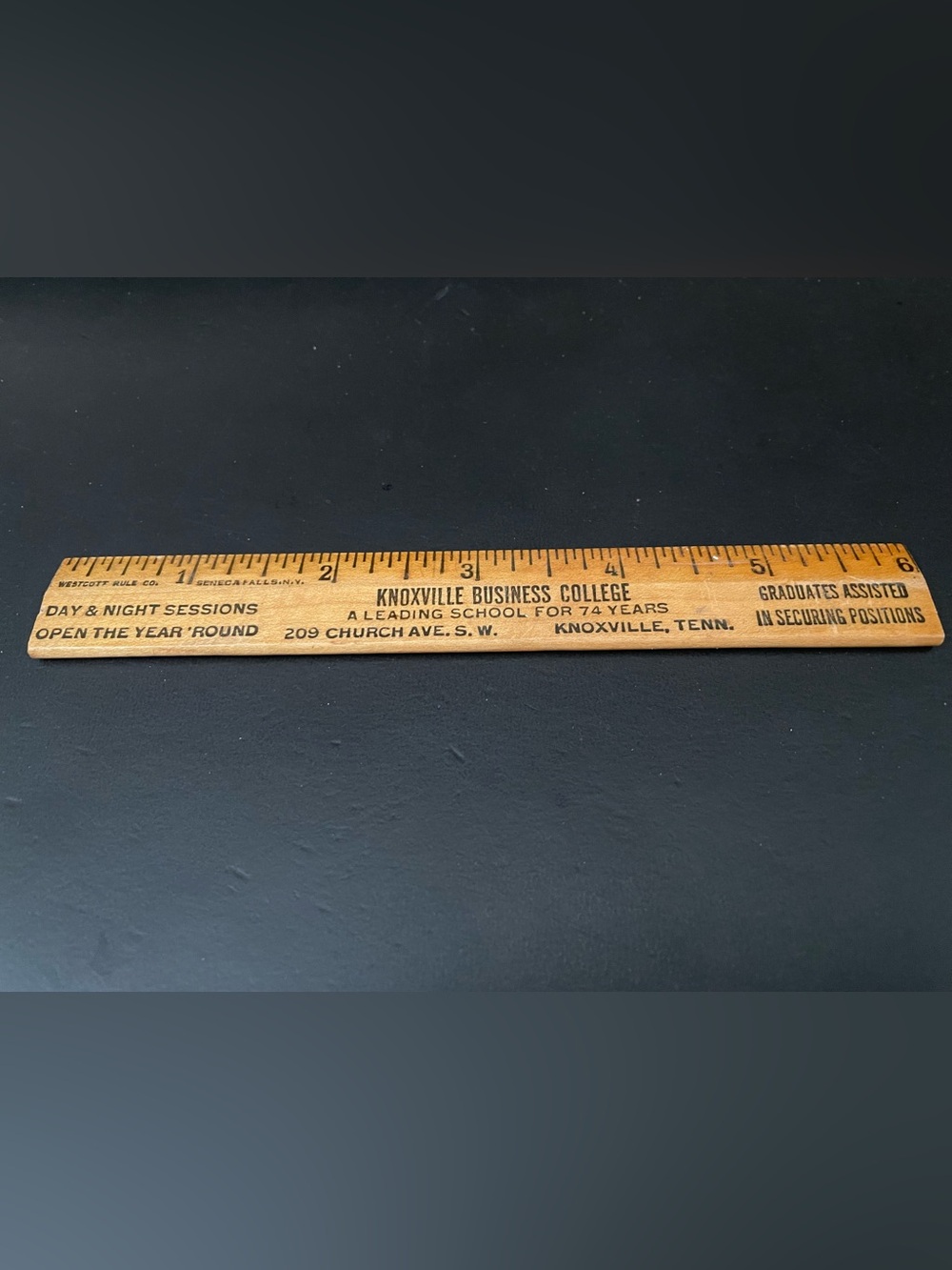 Vintage Westcott Wooden Ruler